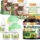 Cat 6-in-1 Calming Diffuser + Multivitamin 500 Chews for Cats – Stress Relief, Immune, Skin & Coat, Digestion, Brain & Bone Health for All Cats, 2 Diffusers + 4 Refills