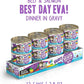 Weruva B.F.F. OMG - Best Feline Friend Oh My Gravy!, Best Day Eva! with Beef & Salmon in Gravy Cat Food, 2.8oz Can (Pack of 12)