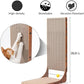 FUKUMARU Cat Scratcher, 26.8 Inch Cat Scratch Pad for Indoor Cats, L Shaped Cardboard Vertical Cats Scratching Board with Ball Toy, Walnut Color, 2 Packs