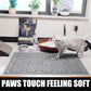 Yimobra Cat Litter Mat, 47"x36" Litter Box Mat with Litter Lock Mesh, Soft Cat Litter Mat Litter Trapping Mat, Easy to Clean, Non-Slip, Water Resistant, Litter Free Floors, Grey
