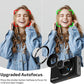 Upgrade Digital Camera, FHD 4K 44MP Autofocus Digital Point and Shoot Video Camera with 16X Zoom, 32GB SD Card, Compact Digital Camera Cheap for Teens Boys Girls Kids Black Camera