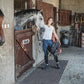 Heavy Duty Horse Stall Mats (20 Pack) - Stable Mats, Durable 3/4 in. Thick Rubber Flooring - Solid Black - 3.5' x 6' Mat for Stables, and More - 42 in. x 72 in. Stall Mat