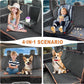 Dog Car Seat Cover for Back Seat, Waterproof PU Leather Bench Seat Covers for Trucks Ford F 150/Ram 1500/Chevy Silverado/GMC Covers, Non-Slip Back seat Pet Cover for Dogs in Car, Easy to Use and Clean