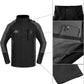 TEZO Mens Rain Jacket Waterproof with Hooded Hiking Coat Lightweight Windbreaker