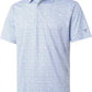 Men's Golf Polo Shirts Short Sleeve Striped Performance Moisture Wicking Dry Fit Golf Shirts for Men