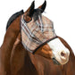 Kensington UV Horse Fly Mask with Web Trim - Protective Mask with Dual Ear Opening & Forelock Freedom - XLarge, Deluxe Black