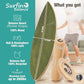 Board - unique board incl. corc roller, corc hemisphere and balance ball - surf balance board - balance training - balance board kids - balance board wood