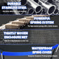 Trampoline 8FT 10FT 12FT 14FT 16FT, Outdoor Trampolines for Kids and Adults, Recreational Trampoline with Enclosure Net & Ladder, Round Trampoline ASTM Approved, 400/450LBS Weight Capacity