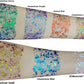 MEICOLY Chameleon Colorful Body Glitter,Chunky Glitter Face Paint,Color Changing Mermaid Face Glitter Gel,Holographic Glitter Sequin for Face Body Hair,Halloween Festival Party Glitter Makeup,50ml