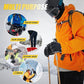 HANDLANDY Waterproof Insulated Work Gloves, 3M Thinsulate Thermal Winter Gloves for Men Women Touch Screen, Warm Ski Snowboard Cold Weather Gloves (Black, Medium)