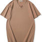 VEIISAR Premium V Neck T Shirts for Men - Modern Fitted Tees Vneck Undershirts