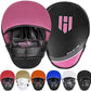 Hawk Sports Punching Mitts for Men, Women, & Kids, Leather Focus Mitts for Martial Arts & Boxing Training, Curved Punch Mitts for Karate, Kickboxing, Krav MAGA, Muay Thai & Taekwondo