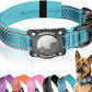 Upgraded AirTag Dog Collar, IP68 Waterproof Dog Collar with Apple Air Tag Holder, Reflective Adjustable Heavy Duty Dog Collars with Soft Padded for Small, Medium and Large Dogs,Blue, L