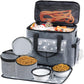 Large Dog Travel Bag, Airline Approved Dogs Bags for Traveling, 2 Dog 's Food Travel Container and Collapsible Bowls, Weekend Pet Travel Bags