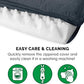 Furhaven Orthopedic Dog Bed for Medium/Small Dogs w/ Removable Bolsters & Washable Cover, For Dogs Up to 35 lbs - Quilted Sofa - Iron Gray, Medium