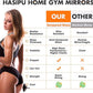 Hasipu Home Gym Mirror 55" L x 17" W - 3PCS Large Full Body Mirror for Yoga, Wall-Mounted Mirrors for Fitness, Garage, Dance Studio, 0.16in Tempered Glass Frameless