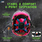 Aolamegs Pink Hard Hats for Women OSHA Approved - ANSI Z89.1 Construction Safety Hard Hat with Clear Visor, Adjustable Vented Cascos De Construccion Work Hardhats, 6 Point Ratcheting Hardhat
