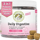 Wholistic Pet Organics:Dog Probiotics and Digestive Enzymes-Probiotic Chews for Dogs Digestive Health,Support Gut Health Immune Supplement Prevents Dog Digestive Problems (Original, 120 Count)