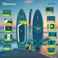 11'6"/11'/10' Inflatable Paddle Board with Complete Accessories, Versatile Premium Paddle Boards for Adults/Youth, Stand Up Paddle Board Polar/Wave/Sunny Wave Collection