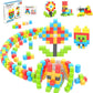 PicassoTiles 60pc Magnetic Puzzle Cube Building Set 1 Inch 3D Blocks STEM Construction Toy for Toddlers Kids Boys Girls Age 3+ Montessori Learning Travel Sensory Gift with Educational Idea Book PMC60