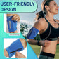 HiRui Running Armband Sleeve Universal Sports Armband Cell Phone Holder Armband for Exercise Workout, Compatible with iPhone 16/15/14/13/Plus/Pro Samsung Galaxy All Phones (XL, Blue)