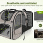 Pecute Pet Carrier Backpack, Dog Carrier Backpack, Expandable with Breathable Mesh for Small Dogs Cats Puppies, Pet Backpack Bag for Hiking Travel Camping Outdoor Hold Pets Up to 17 Lbs