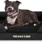 The Dog’s Bed, Medium Black Faux PL 30x23.5, Memory Foam, Pain Relief: Arthritis, Hip & Elbow Dysplasia, Post Surgery, Lameness, Supportive, Calming, Washable Cover, Veterinary Approved