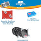 Pets Know Best HuggieKitty | Comfort Purring Companion with Heartbeat Sleep Aide for Cats & Kittens, Heating for Calming Relief, Carrier & Behavioral Training Essential, Breeds, Grey