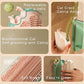 Catnip Toys for Indoor Cats 2 Pack, Stick on Wall Cat Brush with Catnip Ball Toys, 2 in 1 Massage & Self Groomer, Corner Brush