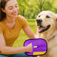 2025 Thickened Electrostatic Pet Hair Removal Gloves (2 Pcs) - Reusable Strong Grooming Gloves for Cats & Dogs, Hair Remover for Couch, Furniture, Carpet, Car Seats & Clothing (Purple)