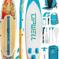 UPWELL 11’6”/11'2”/11'/10'8”/10'6”/10'2” Inflatable Stand Up Paddle Board with sup Accessories Including Backpack, Repairing Kits, Non-Slip Deck, Leash, 3 Fins, Paddle and Hand Pump