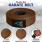 BJJ Belt for Men & Women Brazilian Jiu Jitsu Belt with Ranking Stripes Sleeve Bar Kids Jiu Jitsu Gi Belt