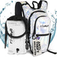 Rave Hydration Backpack – Anti-Theft Festival Hydration Pack with 1.5L Leakproof TPU Bladder – Slim, Insulated Water Pack with Secret Pockets & Breathable Back – for Raves, Music Festivals, EDC