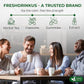 FreshDrinkUS, Oil-Reducing Herbal Tea – 75 Tea Bags | Blend of Winter Melon, Lotus Leaf, Ginger, Hawthorn, Gardenia Fruit, Rose, Cassia Seed & More | Naturally Caffeine-Free | Delicious Hot or Iced