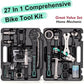 27 Piece Bike Tool Kit - Bike Tools Maintenance Repair Kit - Mountain/Road Bike Bicycle Repair Tool Kit With Storage Case