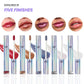 Wonderskin Lip Gloss Blading Top Gloss Red Glitter Lip Gloss, Hydrating and High Shine Finish Lip Makeup (Red Glitter)