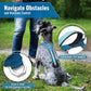 No-Pull Dog Harness with Handle - Escape Proof, Anti-Pulling, Grip Control, Multi-Angle Reflective for Safe Walks & Training, Easy On & Off, Metal Buckle–Pet Harness, Medium/Large Dogs- H4- Black