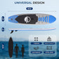 SereneLife Inflatable Stand Up Paddle Board with Premium SUP Accessories – Wide Stable Design with Non-Slip EVA Deck Pad for Adults and Youth of All Skill Levels, 350 lbs Capacity