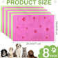 Chumia 8 Pcs Dog Towels for Drying Dogs Cats Pet Towels Bulk Puppy Microfiber Quick Drying Paw Bath Bathing Supplies Absorbent for Medium Pets(Hot Pink,Green,40 x 24 Inch)