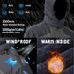 TACVASEN Winter Jacket Men's Water-Resistant Fleece Jacket Snow Ski Jacket Military Tactical Jacket Coat Parka Hood Raincoat