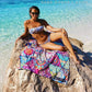 ECCOSOPHY Microfiber Beach Towel - Sand Free Towels are Quick Dry, Light Weight, Super Absorbent - Perfect Pool, Travel, Cruise, Camping Essentials - Oversized Extra Large for Adults 71x35 in