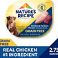 Nature’s Recipe Grain Free Wet Dog Food, Chicken & Venison Recipe, 2.75 Ounce Cup (Pack of 12)