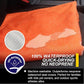 Back Seat Cover for Car Trucks Van SUV,Waterproof Rear Bench Towel Seat Covers for Dogs and Kids,Automotive Backseat Protector (Orange)