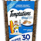 Temptations MixUps Surfer's Delight Flavor Crunchy and Soft Cat Treats, 30 oz. Tub