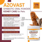 Azovast Powder Kidney Restores & Kidney Powder for Dogs & Cats, (4 Oz) - (175 Scoop/Jar) NO Refrigeration Required - Help Support Kidney Function & Manage Renal Toxins (Made in U.S.A) (4 Oz)