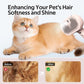 Pet Grooming Brush with Electronic Mist Spray - Gentle Deshedding Tool for Cats & Dogs, Pet Steam Brush，Reduces Shedding, Soft Bristles, Promotes Healthy Coat-Comes with a hair smoothing comb-Red