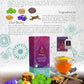 Térapy Ceylon Youthful Glow Herbal Tea Bags | Helps Maintain Healthy Skin and Hair | 100% Natural Blue Butterfly Peas, Licorice Root, Green Tea & More | Individually Wrapped Organic Tea Bags |18 Count