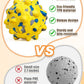 1.96'' Dog Balls for Dogs Aggressive Chewers Indestructible Tennis Durable Bouncy Interactive Dog Toy Balls for Fetch Game Floating Training(Yellow Small)