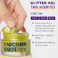 Unicorn Snot Face & Body Glitter - Cosmetic-Grade Holographic Glitter Gel - Makeup for Festivals, Raves, Anime Cosplay - Safe for Face, Easy Application & Removal, 1.7oz Gold (Bling)