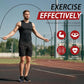 Weighted Jump Rope for Men Women -Interchangeable 1/5lb 1/4lb 1/2lb Heavy jump ropes - 360 Degree Spin - Length Adjustable,Ergonomics Leather Grip Skipping Rope for Fitness Weight Loss & More